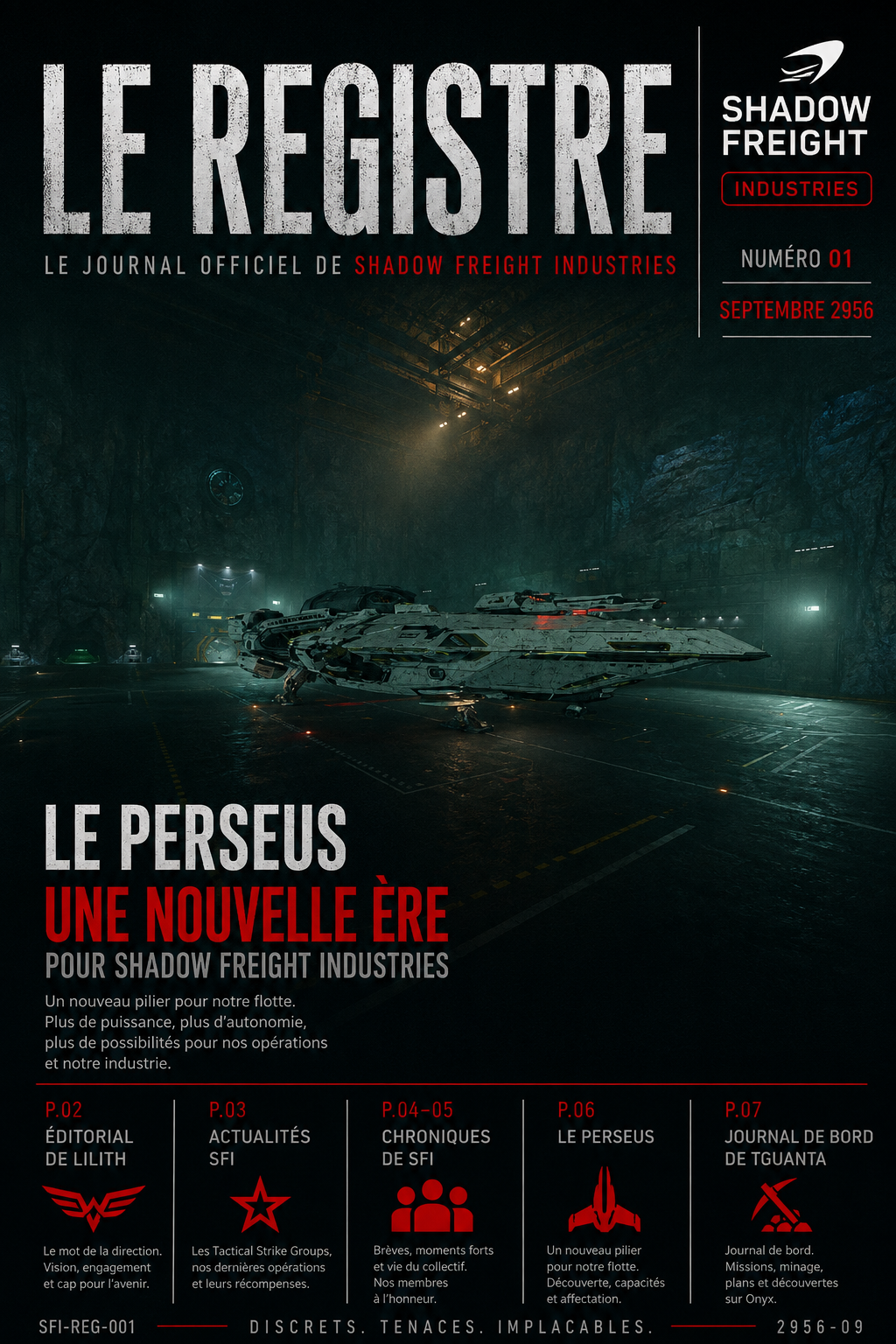 Le Registre SFI numéro 01