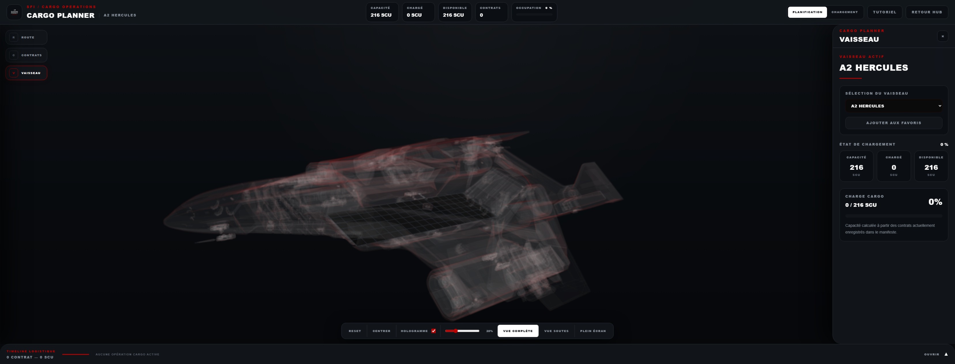 Cargo Planner du SFI Center