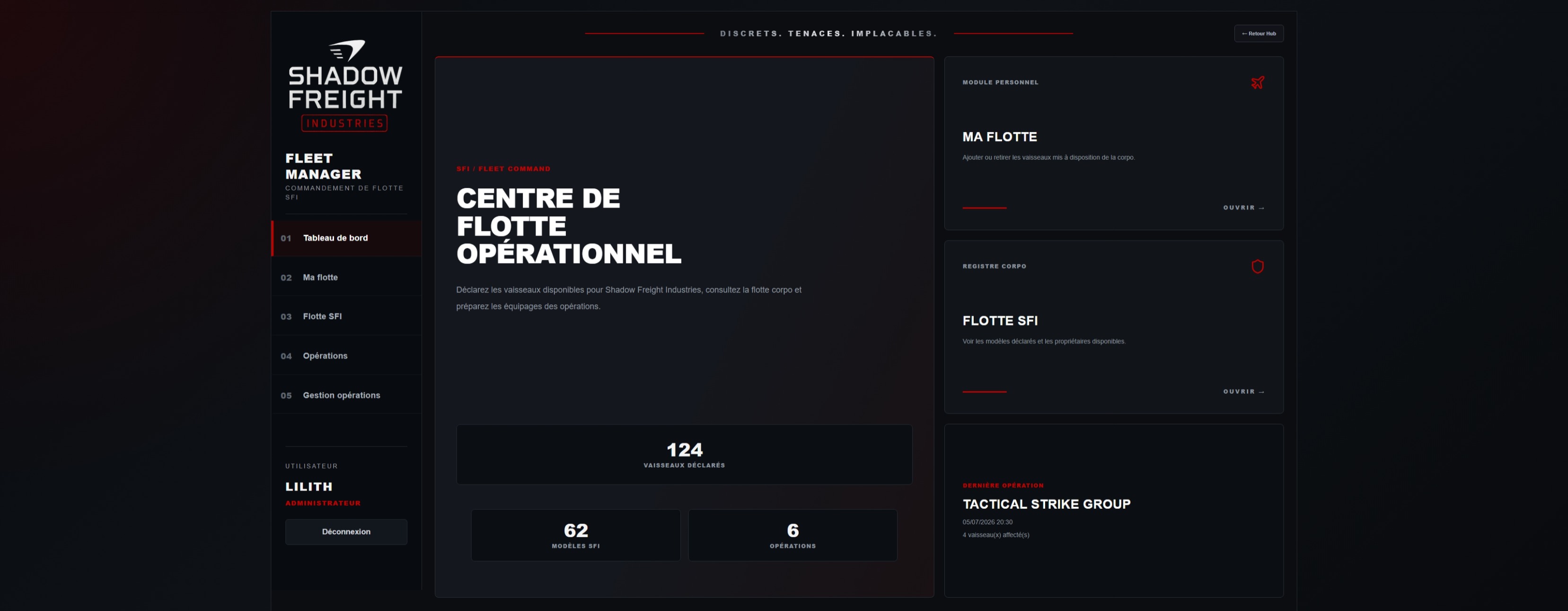 Fleet Manager du SFI Center